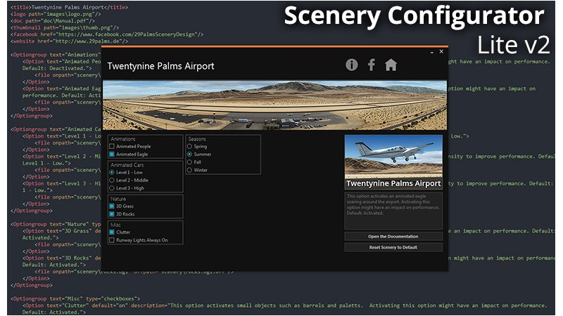 Customizable Scenery Configurator LITE