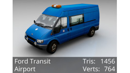 3D Model - Ford Transit - Airport