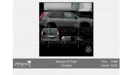 3D Model - Nissan X-Trail - Civilian