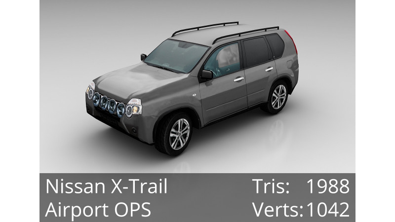 3D Model - Nissan X-Trail - Civilian